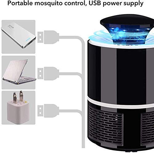 1+1 - Lampa UV Anti Insecte , USB 5V, Silentios, 360 Grade