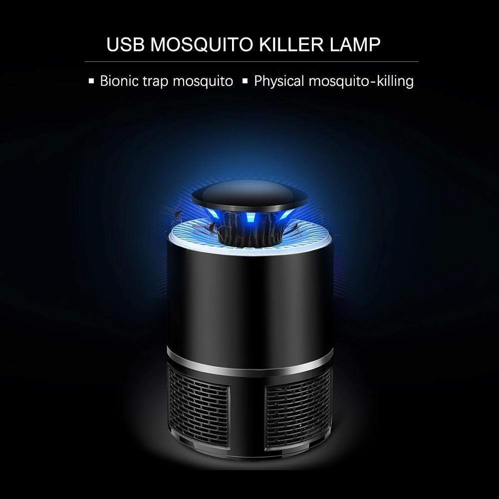 1+1 - Lampa UV Anti Insecte , USB 5V, Silentios, 360 Grade