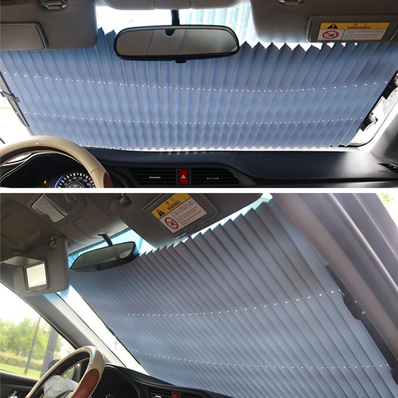 Parasolar auto retractabil