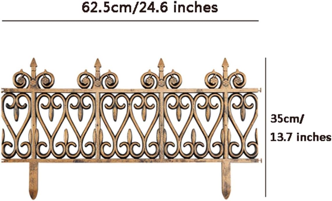 Set gardulete decorative pentru gradina, 62×35 cm, Bronz