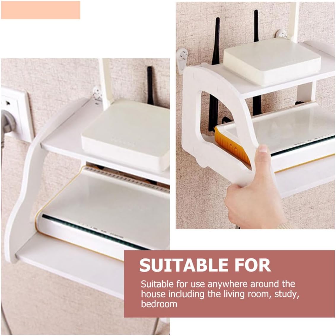Suport de perete pentru router sau alte obiecte