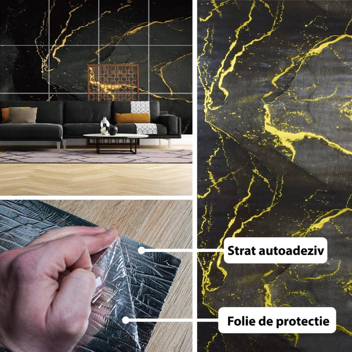Tapet autoadeziv PVC, 60 x 300 cm, 2 mm