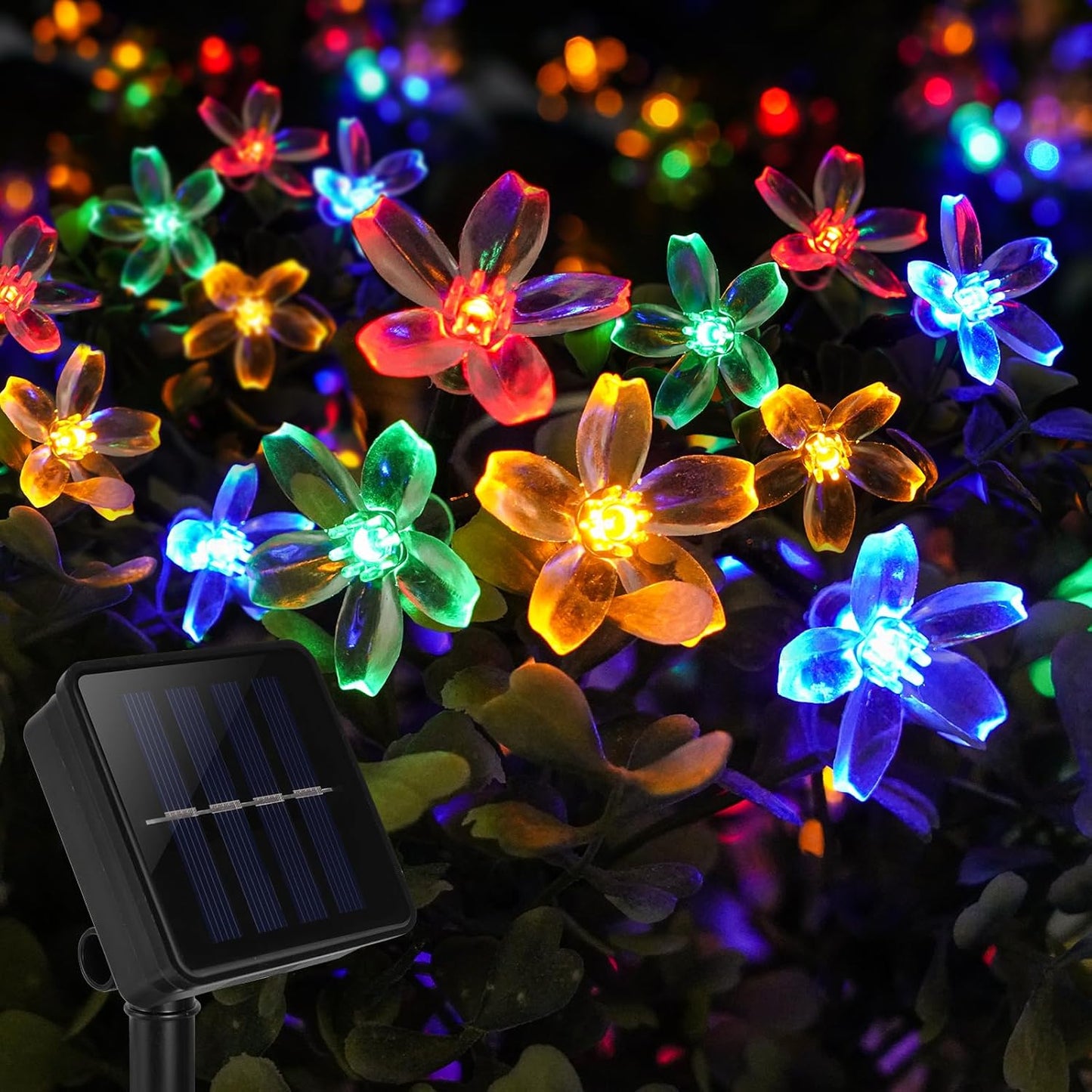 1+1 CADOU Instalatie solara flori Sakura 50 LED