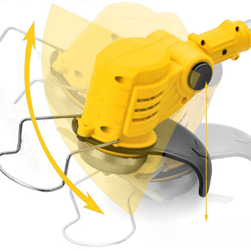 Motocoasa electrica cu acumulator 24 V 6.000 RPM, Brat ajustabil