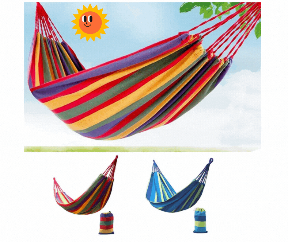 Hamac Rainbow bumbac 180 x 80 cm