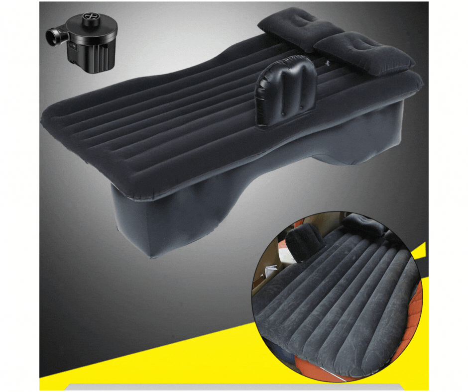 Saltea gonflabila pentru masina, pompa auto inclusa
