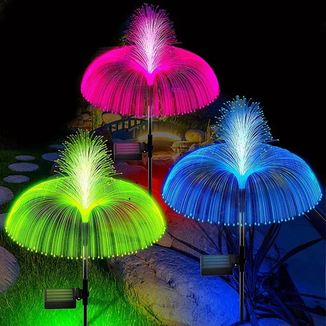 Set lampa solara Palmier RGB