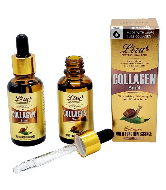 STOC LIMITAT! Ser de fata anti-aging cu colagen pur si extract de melc + Fond de ten
