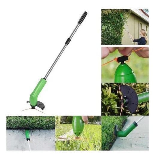Trimmer Portabil pentru Grădină, Fără Fir, cu Maner Extensibil Detasabil