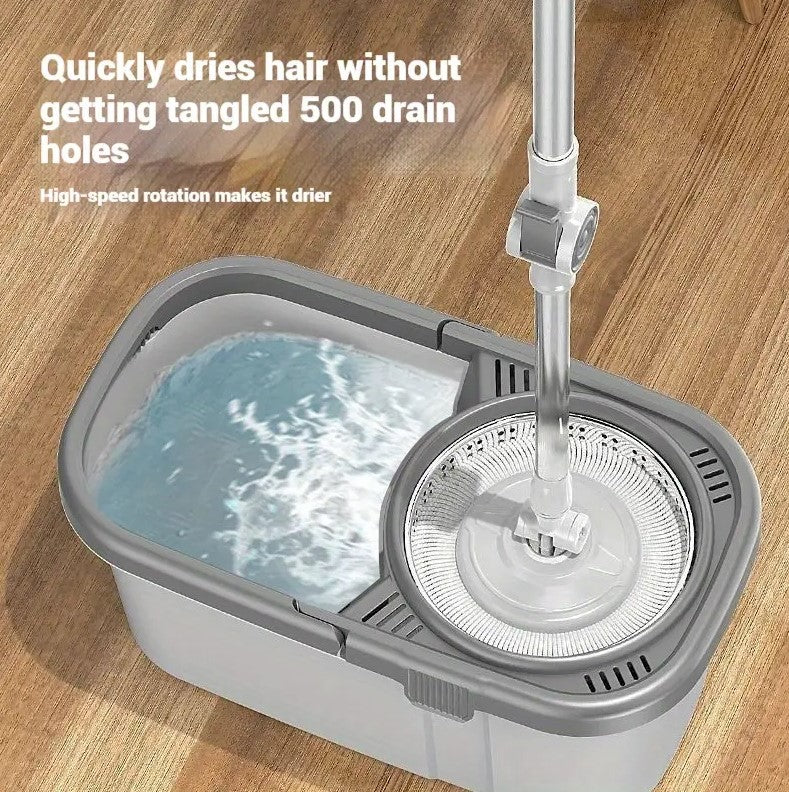 Mop rotativ cu galeata 12 L si cuva din inox