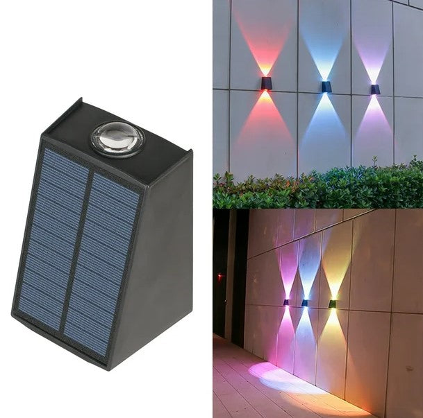 Set lampa solara 5W RGB Color