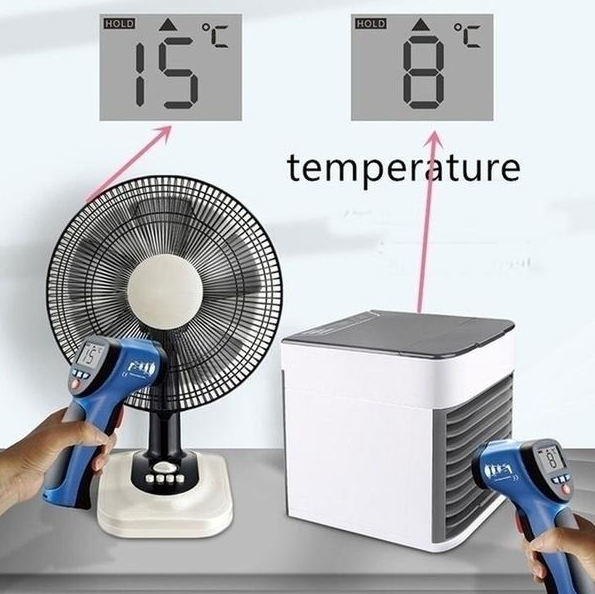 Mini racitor de aer portabil, 3 in 1, Racitor Aer, Umidificare, Purificare