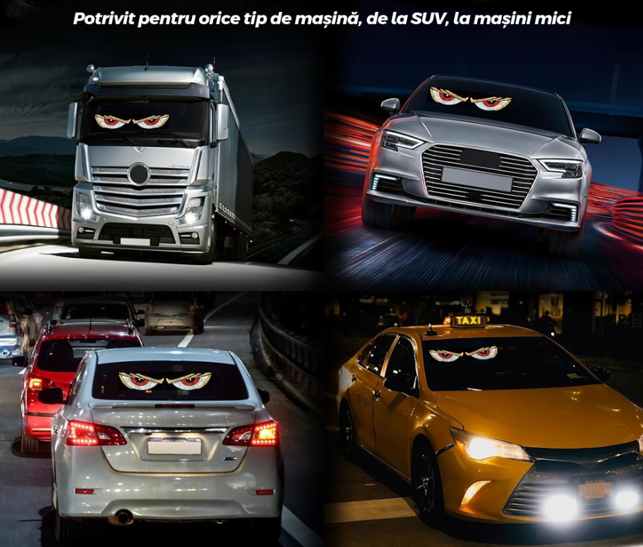 Panouri LED Matrix Auto , lumini LED, model cu ochi, iluminare puternica
