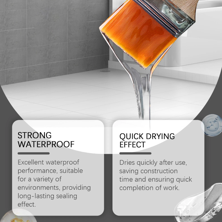 Adeziv transparent impermeabil utilizare interna si externa 300 ml + pensula