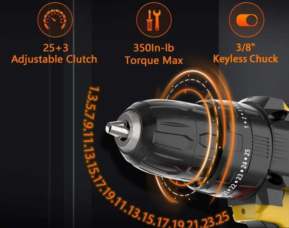 Trusa Bormasina Cu Percutie, 26 De Accesorii, 2 Acumulatori inclusi