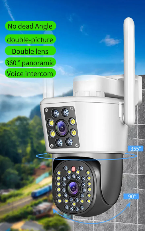 Camera Dubla WiFi JORTAN 8293 , Full HD + CARD CADOU