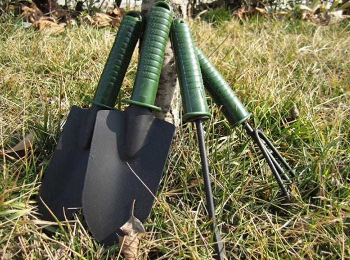 Furtun extensibil 30 m + 4 Unelte de gradinarit