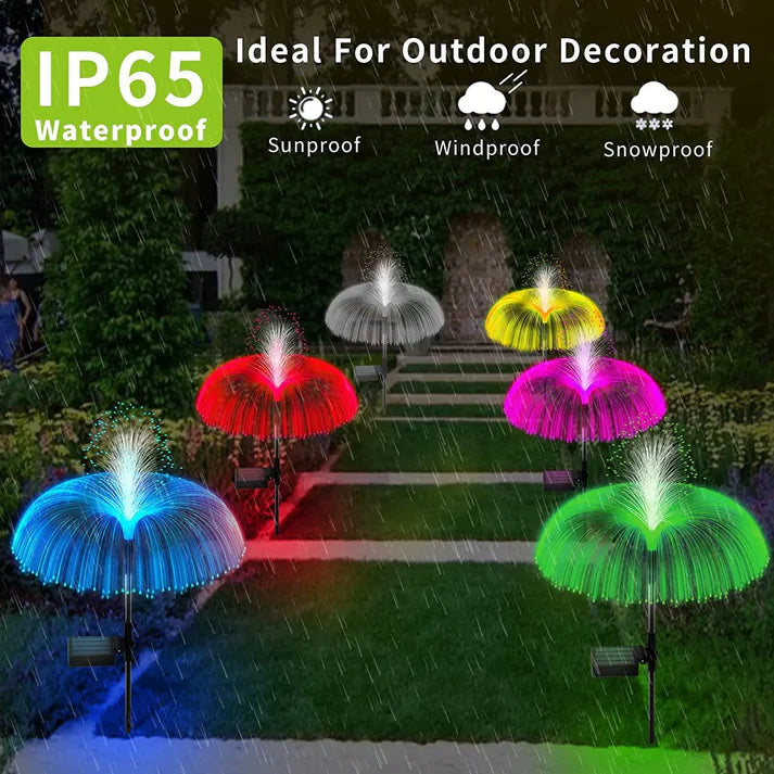 Set lampa solara Palmier RGB