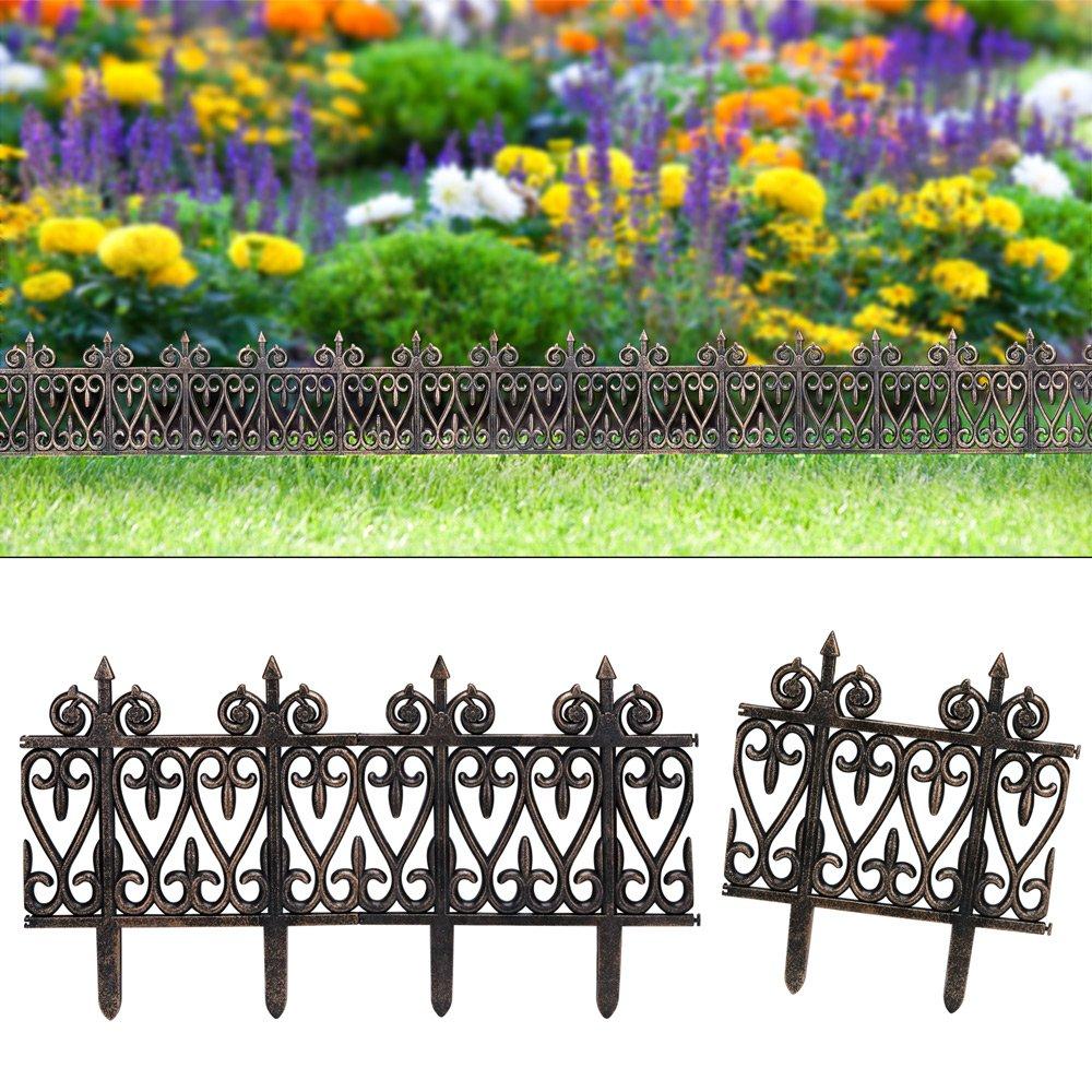 Set gardulete decorative pentru gradina, 62×35 cm, Bronz