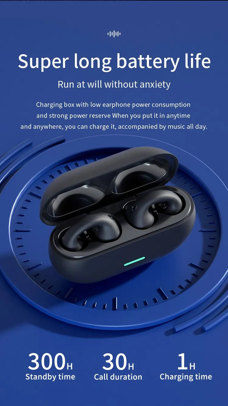 Casti Bluetooth prindere pe ureche, control tactil
