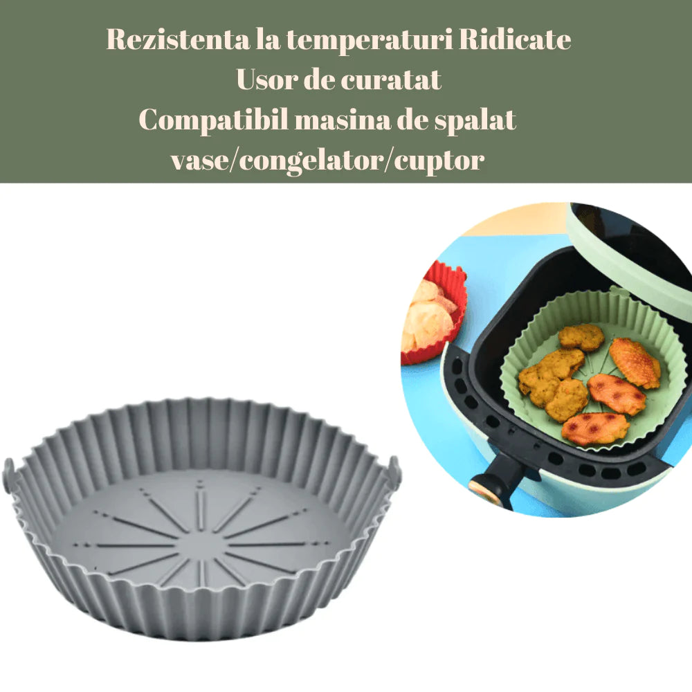 Set Tava de Copt din Silicon, Rezistenta la Temperaturi Inalte