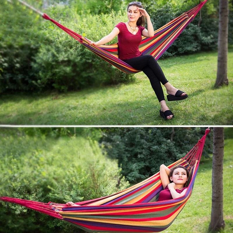 Hamac Rainbow bumbac 180 x 80 cm