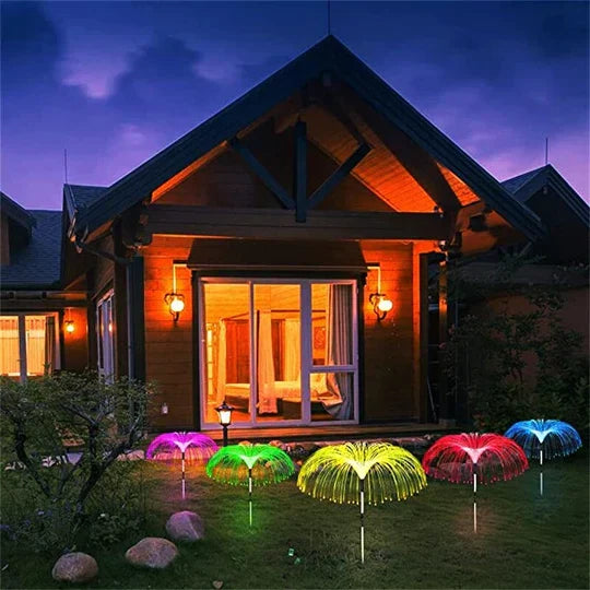 Set lampa solara Palmier RGB