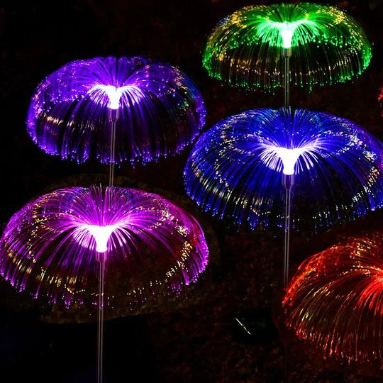 Set lampa solara Palmier RGB