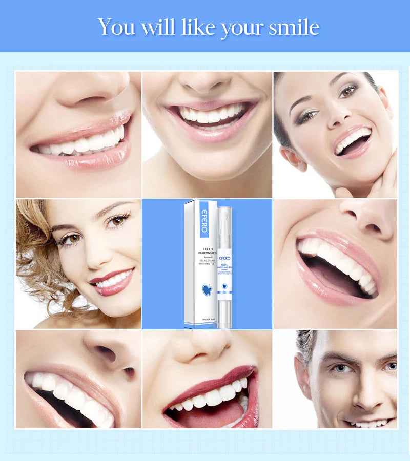 Stilou pentru albirea dintilor White Teeth, Efero, 5ml