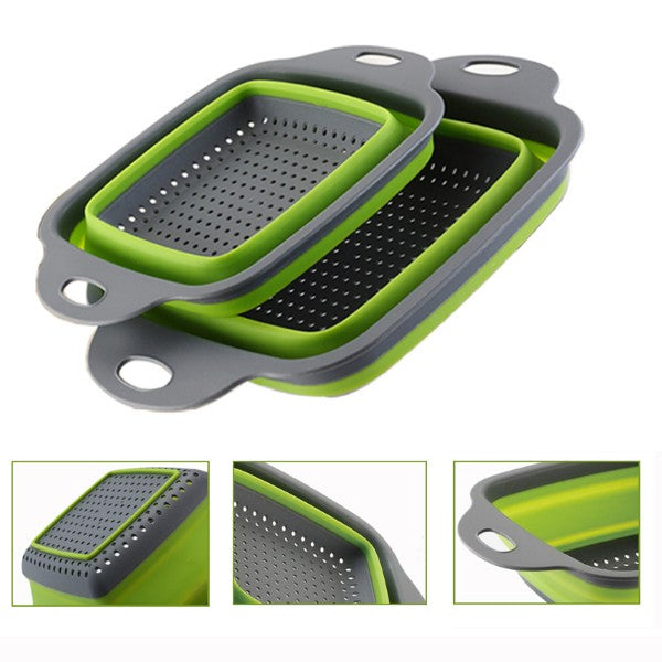 Set 2 castroane pliable cu sita