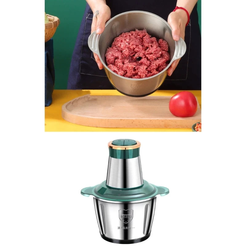 Tocator electric inox 250 W, 2 Litri, legume si fructe