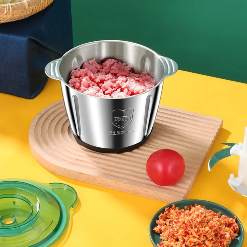 Tocator electric inox 250 W, 2 Litri, legume si fructe