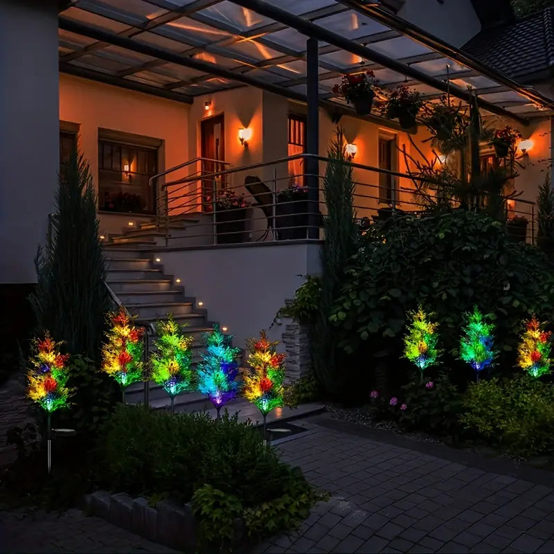 Copac Tuia, Panou solar cu lumini LED