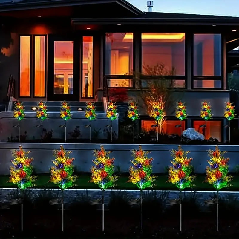 Copac Tuia, Panou solar cu lumini LED