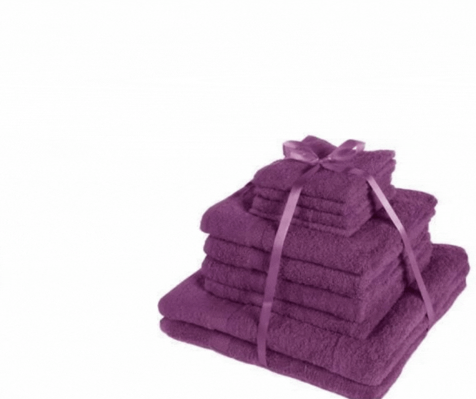 Set 10 prosoape 100% bumbac pieptanat - tip hotelier