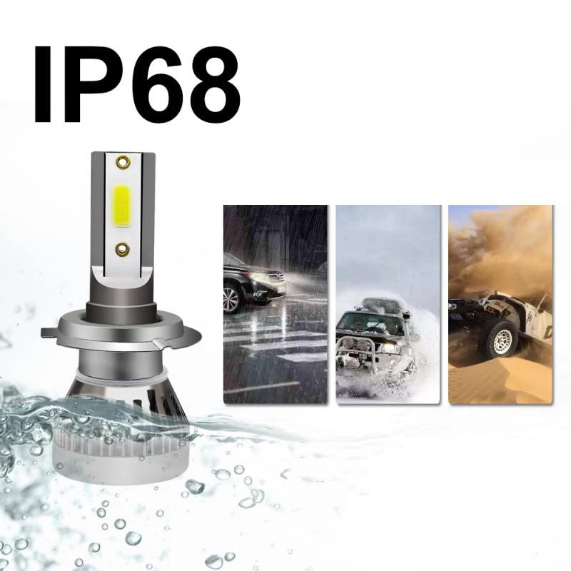 Set 2 Becuri auto LED H7 / H1 / H11 COB