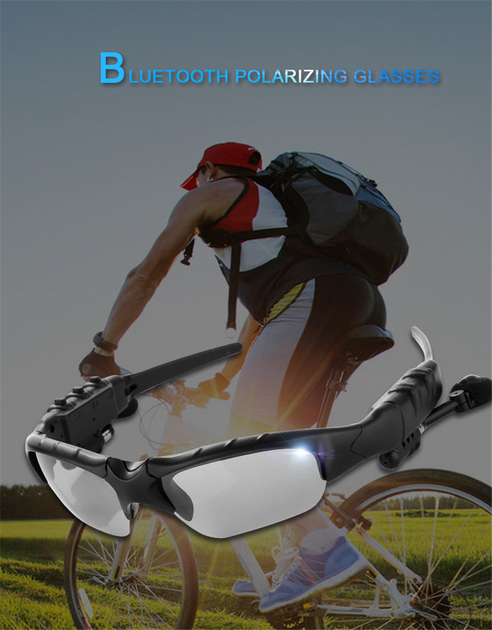 Ochelari de soare polarizati cu casti si bluetooth