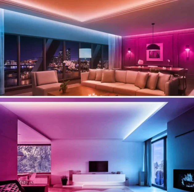 Set 1+1 GRATIS Banda led RGB, 5m, telecomanda, 24 taste