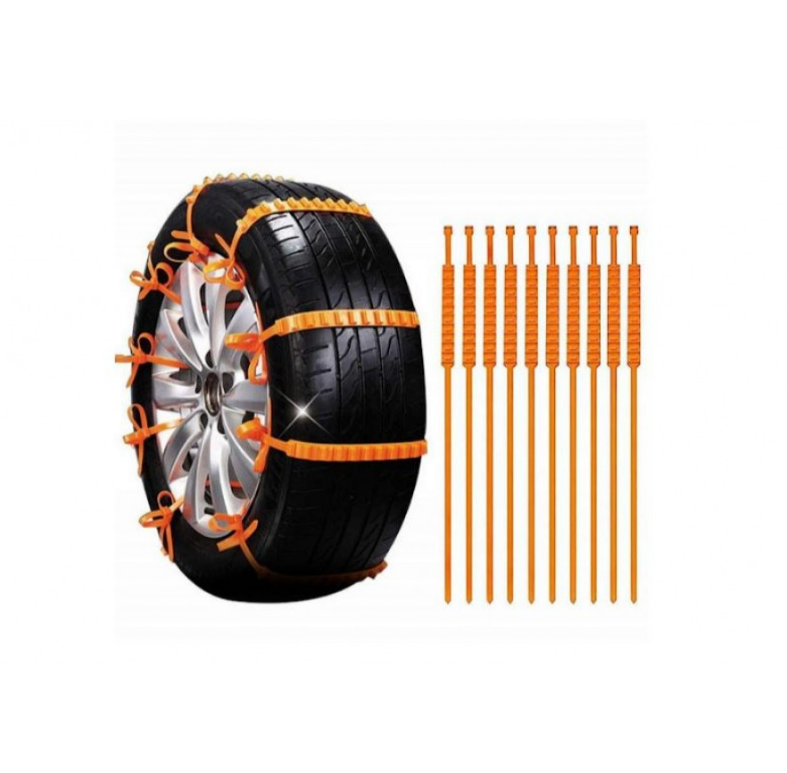 Set 10 benzi antiderapante pentru anvelope auto