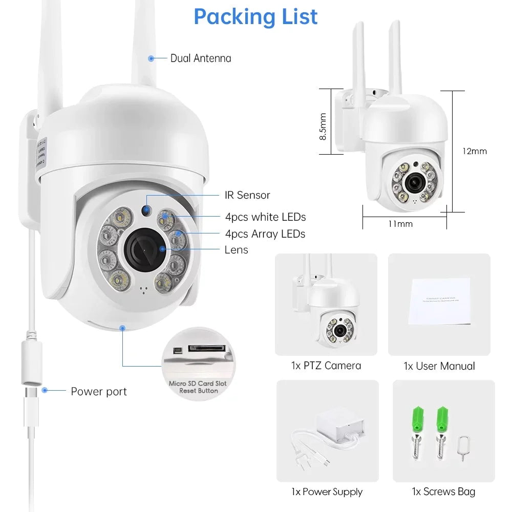 Pachet PROMO 1+1 GRATIS- Camera De Supraveghere Wifi IP