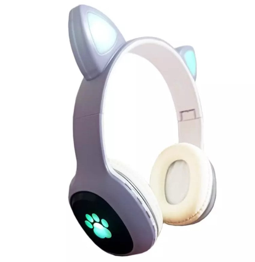 Casti wireless, urechi de pisica cu functii LED, VZV-25M