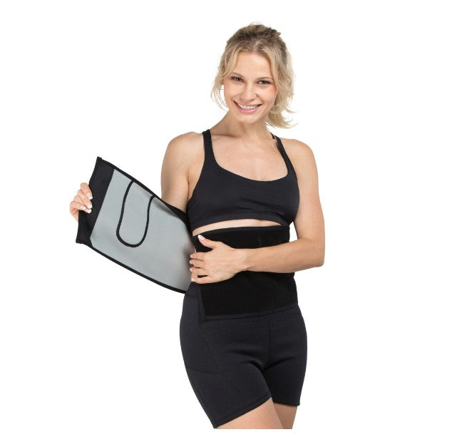 Centura tonifiere abdomen , neopren, Negru