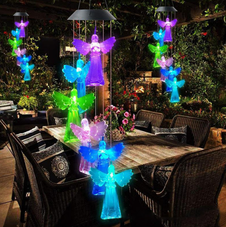 Decoratiune solara de gradina, 6 LED multicolor