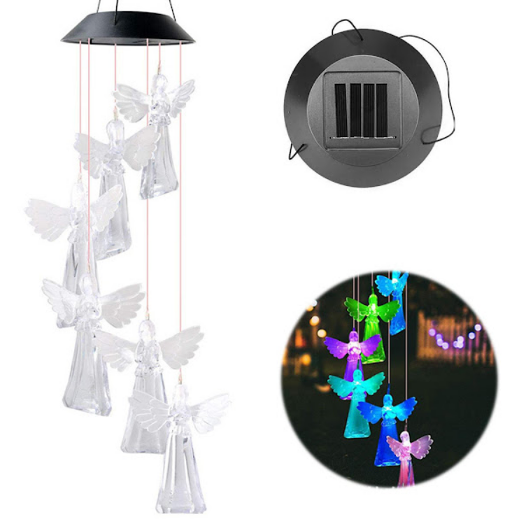 Decoratiune solara de gradina, 6 LED multicolor