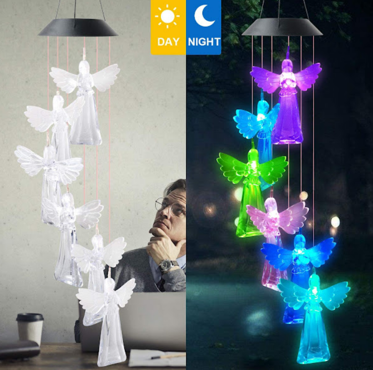 Decoratiune solara de gradina, 6 LED multicolor