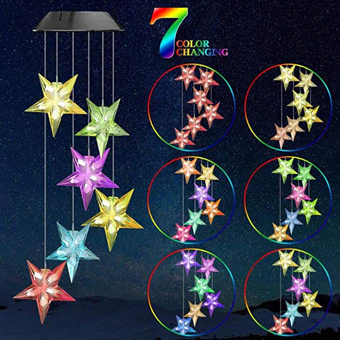 Decoratiune solara de gradina, 6 LED multicolor
