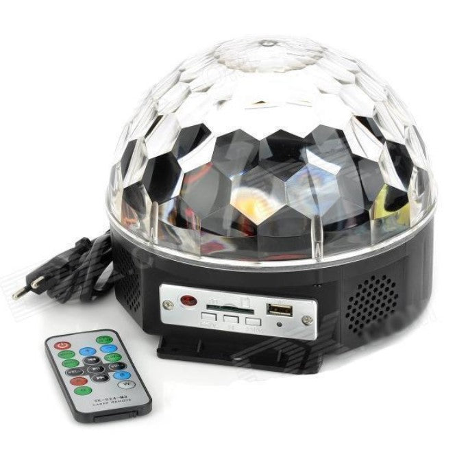 Glob Disco Led cu telecomanda si Redare Audio MP3 + Stick cadou