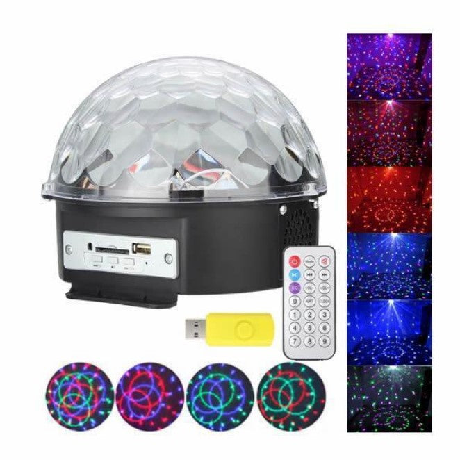 Glob Disco Led cu telecomanda si Redare Audio MP3 + Stick cadou