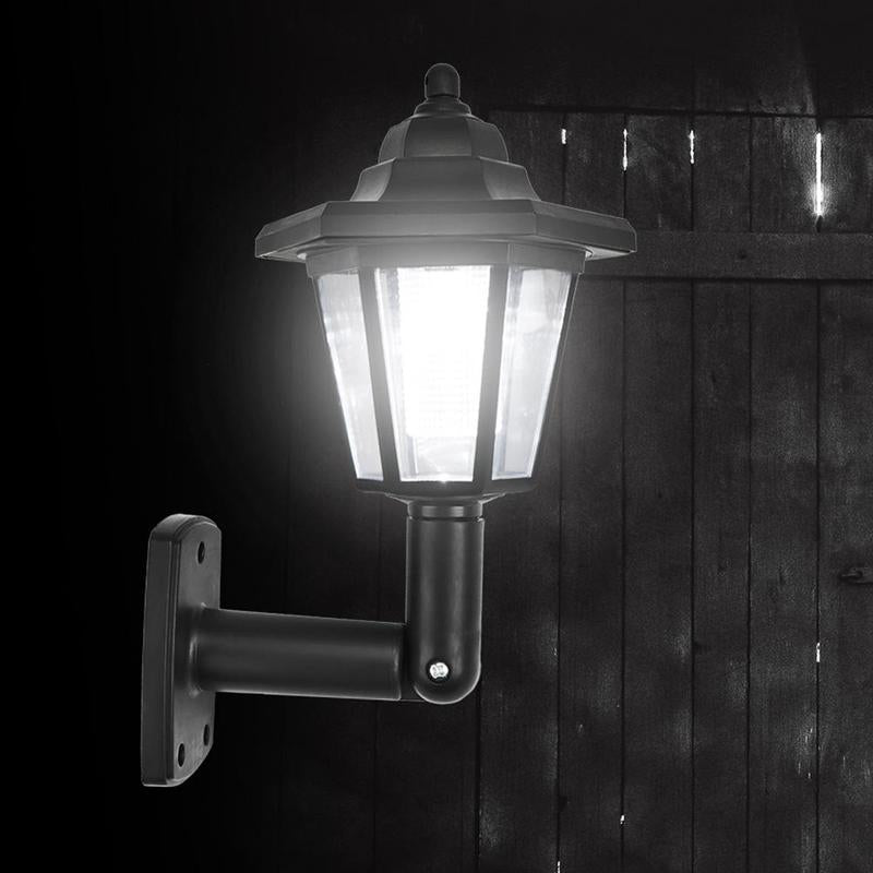 Set 2x Lampa solara tip felinar , model hexagon
