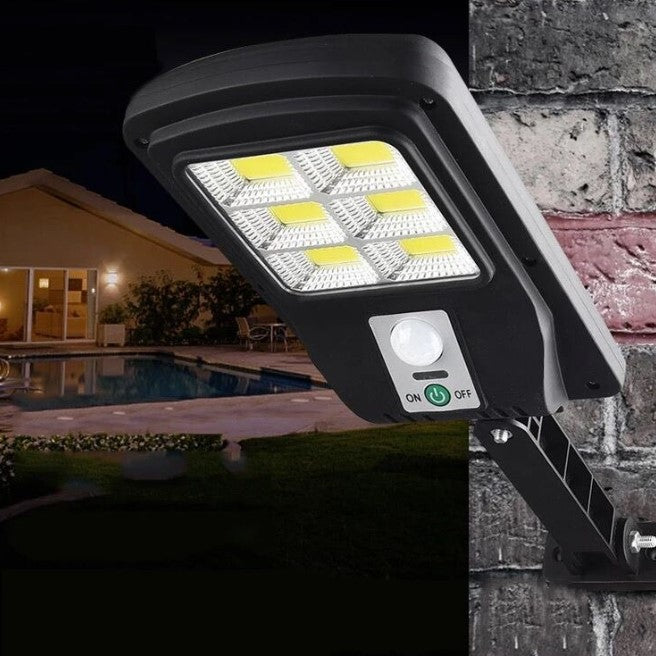 Set 2 / 4 / 6 x Lampa solara 6 LED SMD cu senzor de miscare